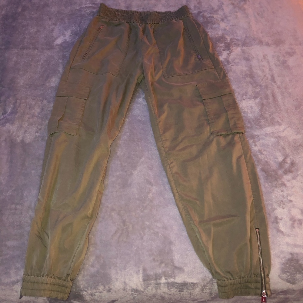 Polo Ralph Lauren Olive Green Army green track pants/ joggers/ Cargo Pants